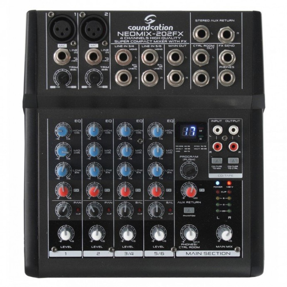 Смесителен пулт NEOMIX-202FX 4